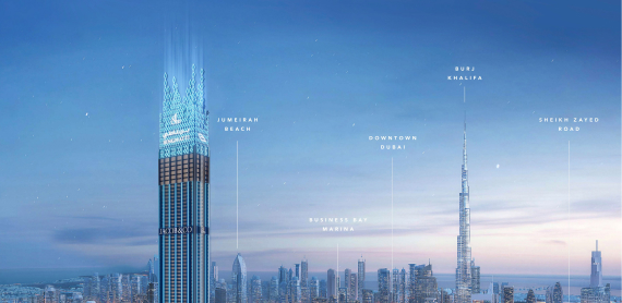 World-record residential hypertower