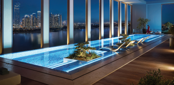 Rooftop Infinity Pool & Gym